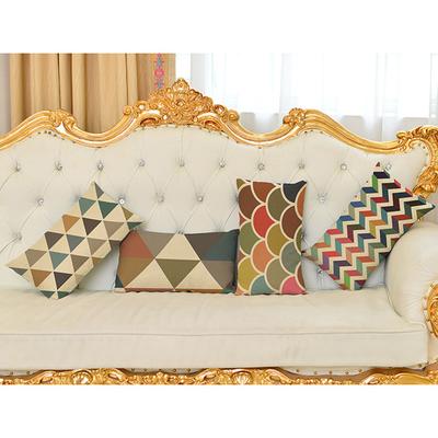 Husă de pernă din bumbac, in, stil geometrie, 30x50cm nordic, husă de pernă decorativă cu dungi dreptunghiulare pentru canapea cu zăbrele