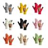 Winter Touchscreen Gloves Men Women Warm Knitted Gloves with Anti-Slip Palm Thickened Thermal Gloves for Outdoor Cycling Daily Outings