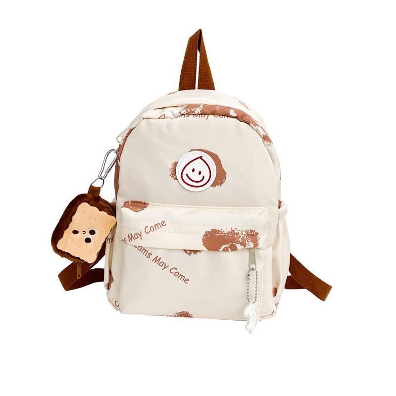 Korean Version of Soft Girl Style Cute Girl Backpack Small Lightweight Crossbody Bag for Going Out Shopping Versatile Casual Bag