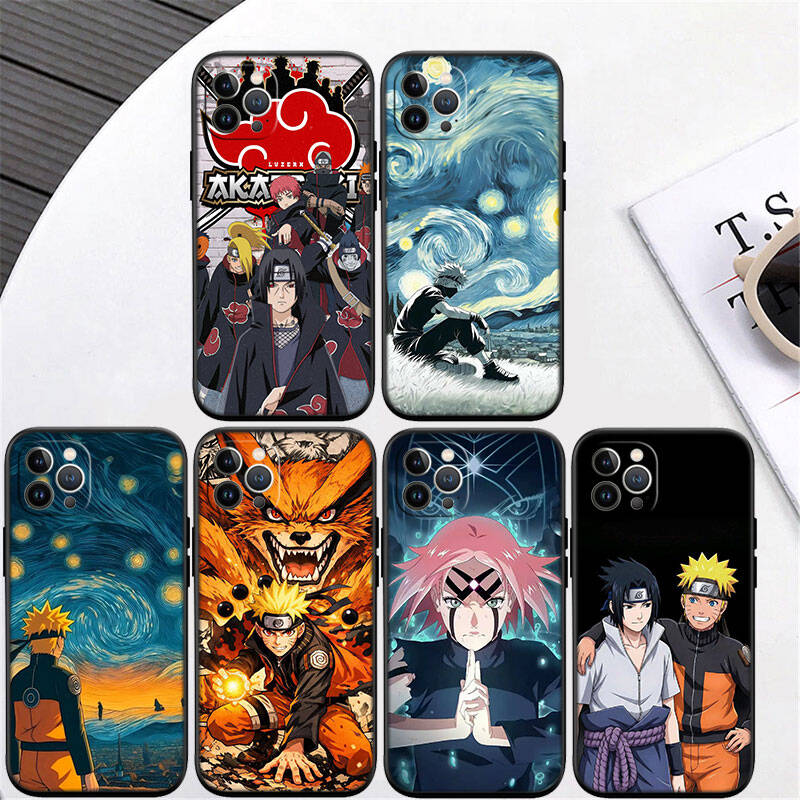 MH12 Anime Naruto Phone Shell for Samsung S20 S21 S22 S23 S24 FE Ultra Plus Lite S21S A55 A07 A17 F06 F16 M06 M16 M56 A36 A37 A57