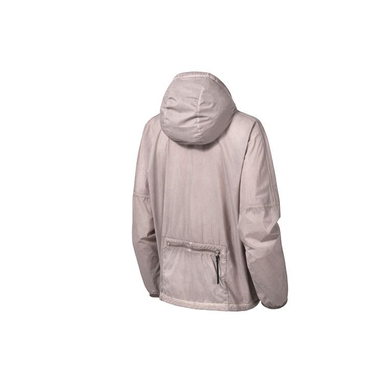 Nike Sportswear Tech Pack-3 Solid Color Zipper Long Sleeve Hooded Packable Jacket Women jackets Moon-Fossil-Gray DM6507-087