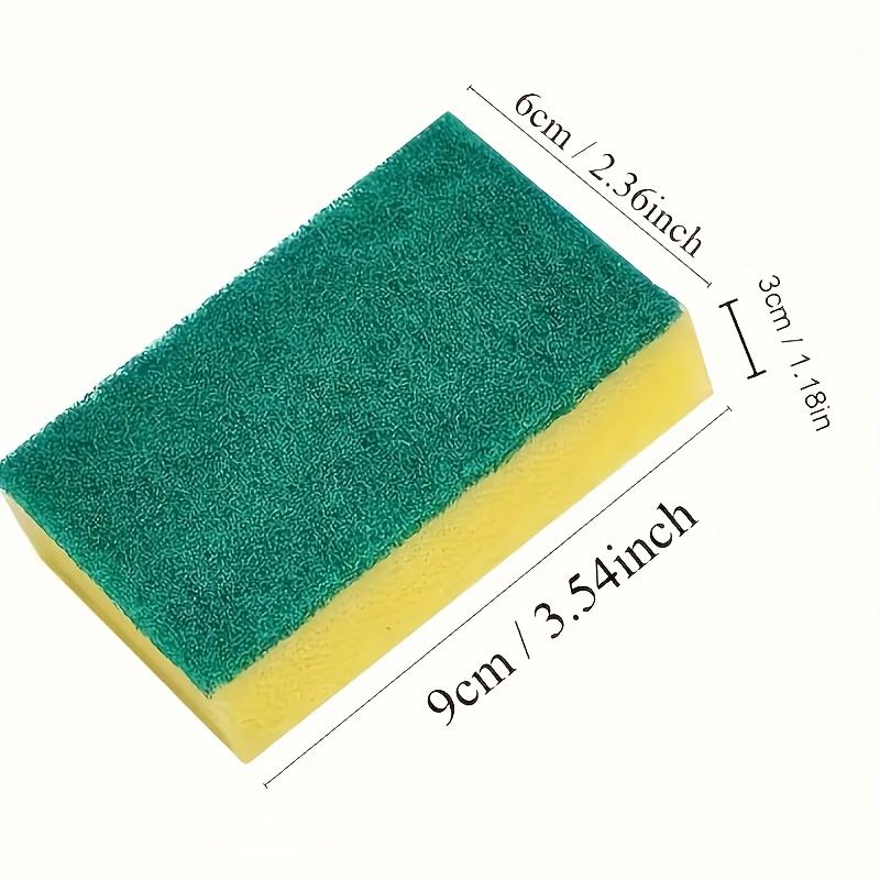 Double-Sided Sponge Scrubber for Dishwashing and Cleaning