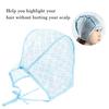 Reusable Hair Coloring Cap With Plastic Crochet Hook Dye Hat Caps Hair Hairstyling Tools  Salon DIY