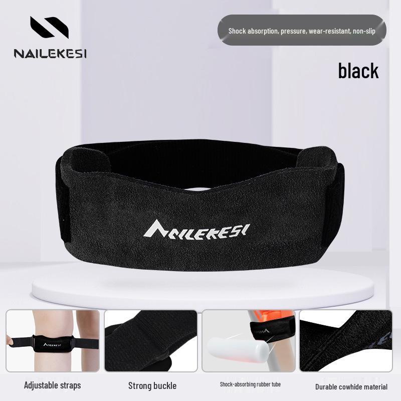 Patella Strap Meniscus Knee Support Compression Sleeve for Running & Jump Rope - Unisex Shock Absorption Protective Gear for Sports
