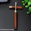 Pu-erh Tea Knife with Ebony & Rosewood Handle