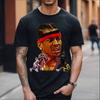 Allen Iverson The Answer Sixers 90's Basketball Vintage Style Big Face T-Shirt