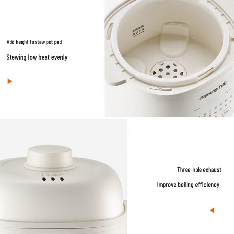 Joyoung 1L Mini Electric Double Boiler Stew Pot CN Plug (adapter Included)