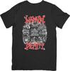 Napalm Death Music Unisex Střih pro Muže a Ženy Kvalitní Bavlněné Tričko Černé