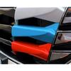 For Hyundai Tucson 22-24 Gloss 3-Color Exterior Front Grille Grill Strip Trim 3p