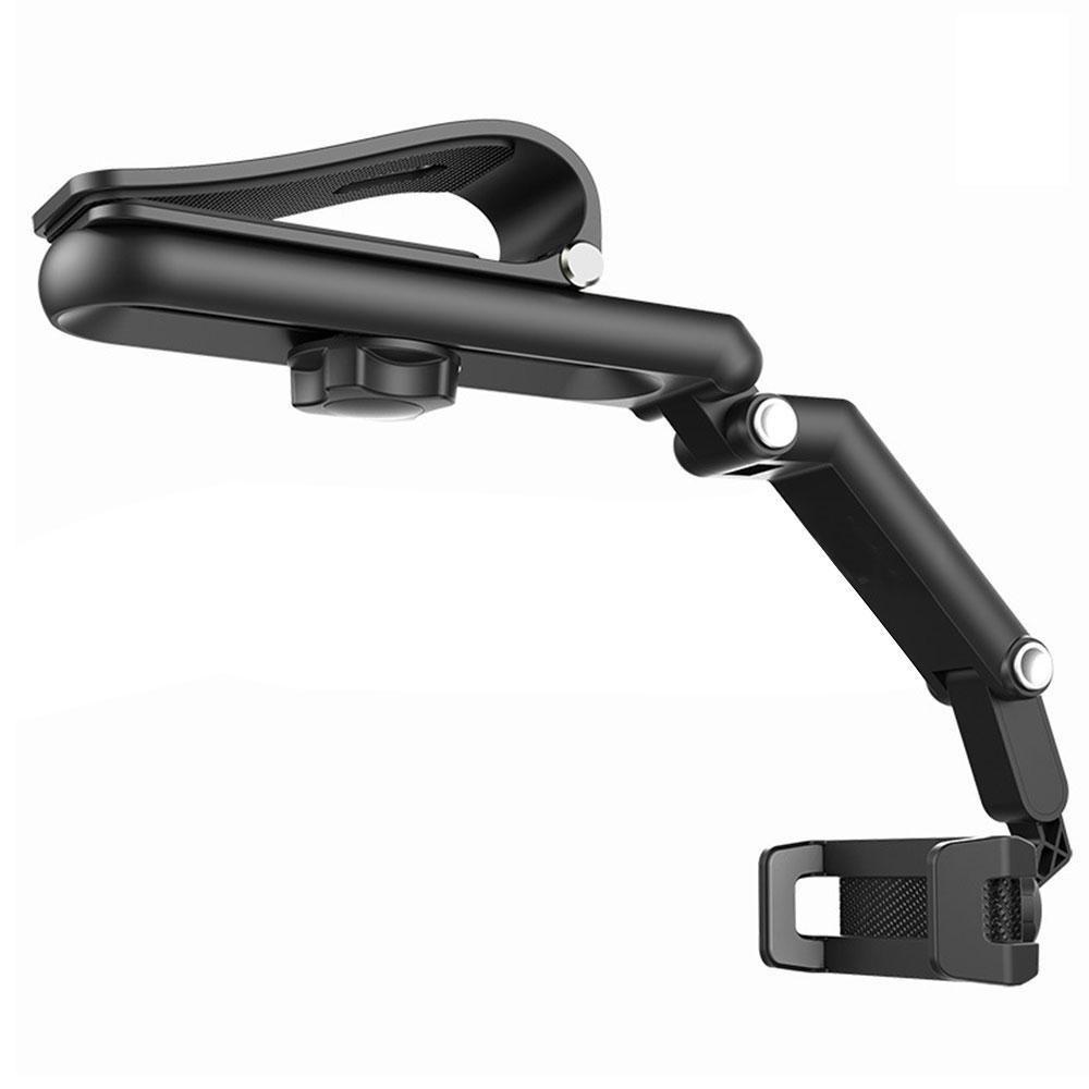 

HdoorLink Солнцезащитный козырек Автомобильный держатель для телефона Универсальный зажим для телефона для зеркала заднего вида автомобиля Кронштейн для смартфона серый