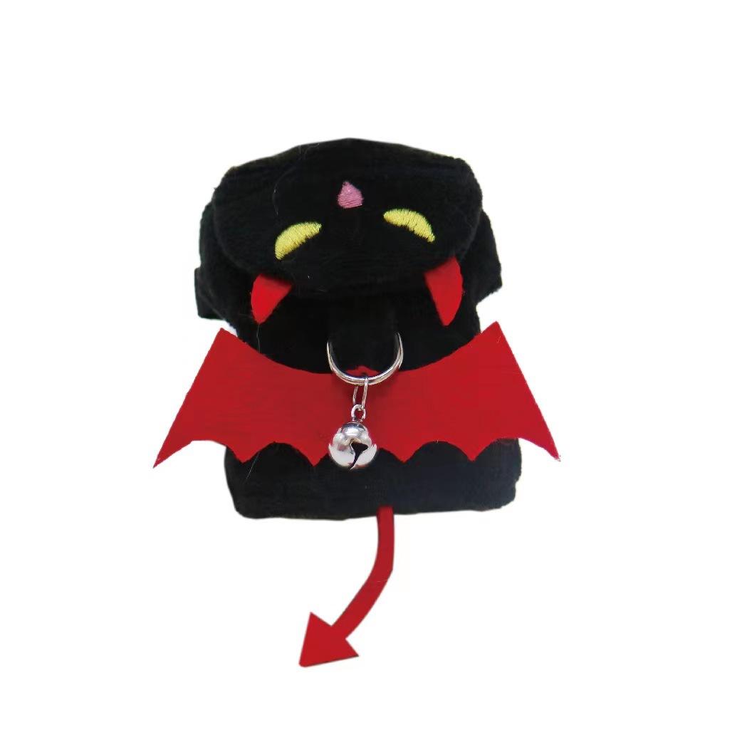 Pet Harness Adjustable Small Pets Traction Rope Ferret Rabbit Guinea Pig Novelty Ferret Leash Vintage Red cat for outside