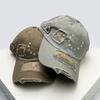 And Women Niche Style Patchwork Embroidered Stars Baseball Caps Sun Protection Personalized All-Match Street Style Peaked Hats Fashion Broken Ins