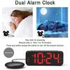 USB Connectives Vibratings Alarm Clock with Fashionable Look for Bedroom and Travel Use