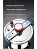 304 Stainless Steel Household Pressure Cooker, Explosion-Proof, Compatible with Induction & Gas Stoves, 4L & 6L, Serves 3-4 People
