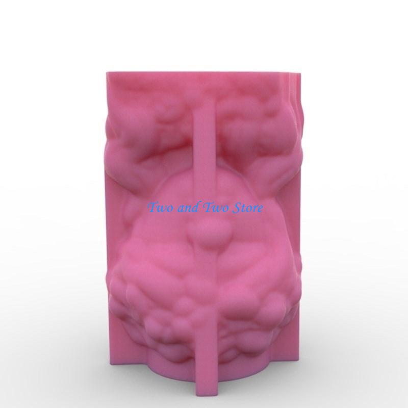 HX6F Vase Silicone Mould Girl Silicone Crafts Molds Suitable for DIY Projects CN