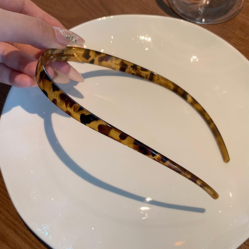 

U-образная повязка на голову для очков, простая нескользящая расческа, обруч для волос, головной убор, аксессуары для укладки волос для женщин 01