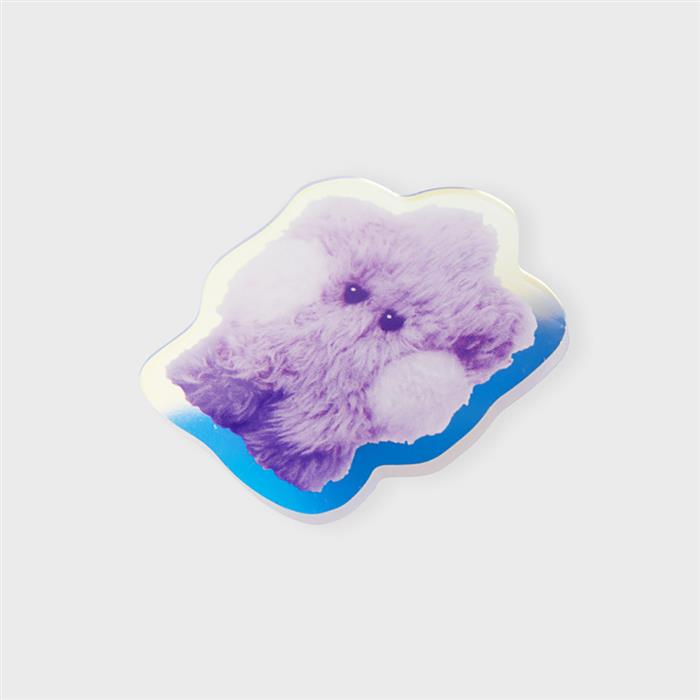 LINE FRIENDS BT21 SHOOKY Purple of Wish Edition MININI Acrylic Clip Magnet