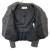 Max Mara Black x Gray Tweet Jacket Jacket 34 Black Grey TweedUsed