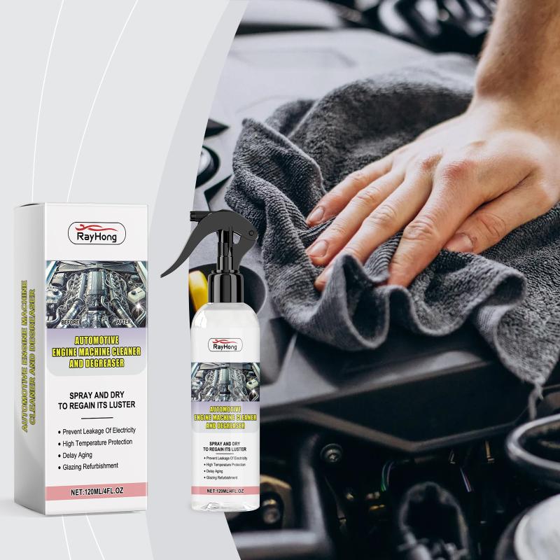 Powerful Engine Compartment Degreaser Efficient Oil Removal LongLasting Cleaning for Car Maintenance Scene