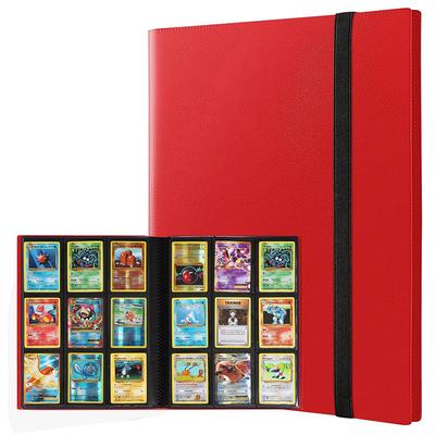 Card Collection Trading Card Holds 360 Large Card Includes Secure PP Material File, File, Binder, 9-Pocket Design, Cards, Capacity, Double-Sided File,