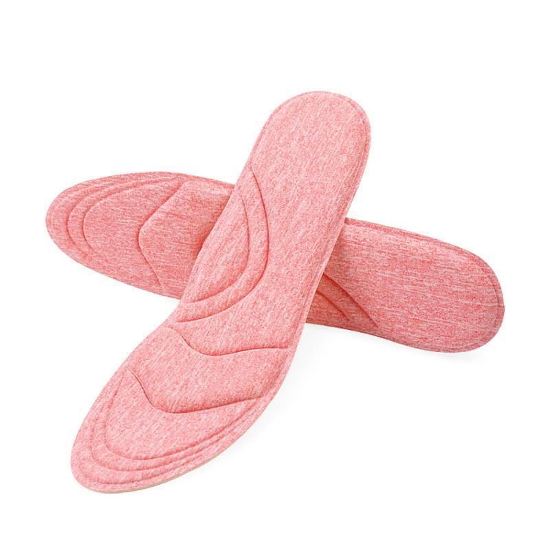 4D Breathable High Heel Insole: Women's Sweat-Absorbing, Soft Massage Arch Pads for Summer Flats