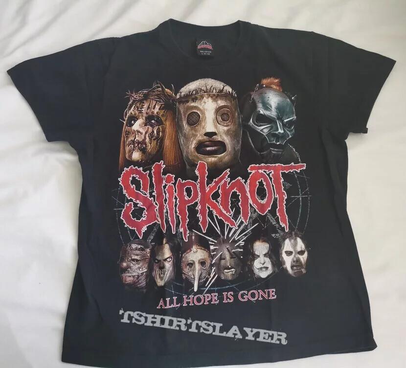 Slipknot Вся надежда потеряна Базовая черная унисекс футболка Мужчины Женщины S-5XL KH13203 Унисекс футболка M
