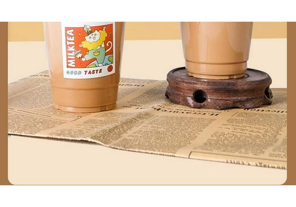 Disposable 98 Caliber Cold Drink Cup with Lid for Lemon Tea or Milk Tea