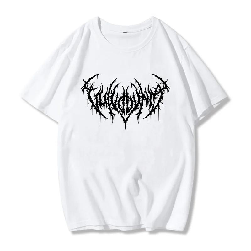 T-shirts gothiques street punk pour femmes, t-shirts décontractés coréens, hauts, t-shirts graphiques Harajuku, livraison directe pour femmes, hip-hop