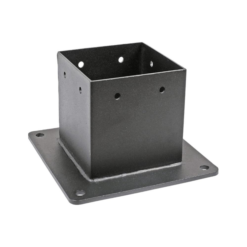 Durability Wooden Post Base Heavy Duty Pergolas Support Metal Brackets  Wooden Beams чёрный