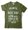 Happy Father's Day Mom Shirt Mothers Day Mom T-Shirt Mom Gifts Mother Shirt