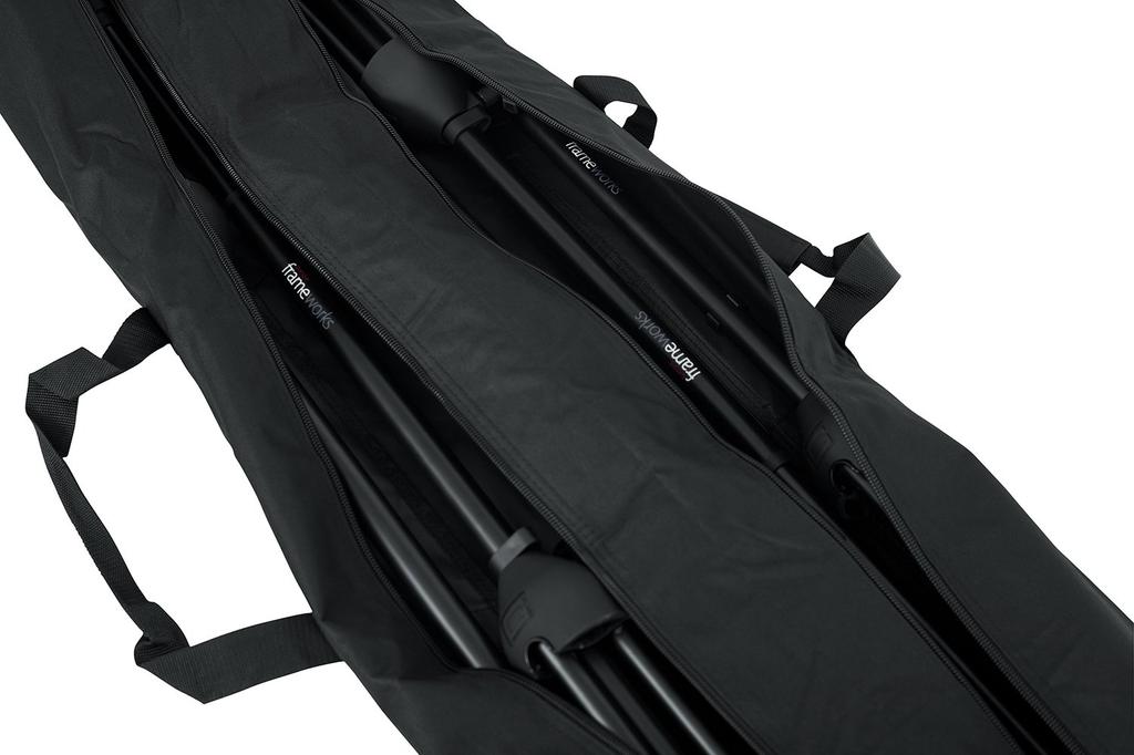 GATOR GPA Speaker Accessory Series Nylon Speaker Stand Case (2-Piece Capacity) GPA-SPKSTDBG-58DLX