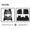 H6L Car Floor Mats: Eco-friendly, Odorless, TPE, Double Layer, Wear-resistant with Door Sill Cover.