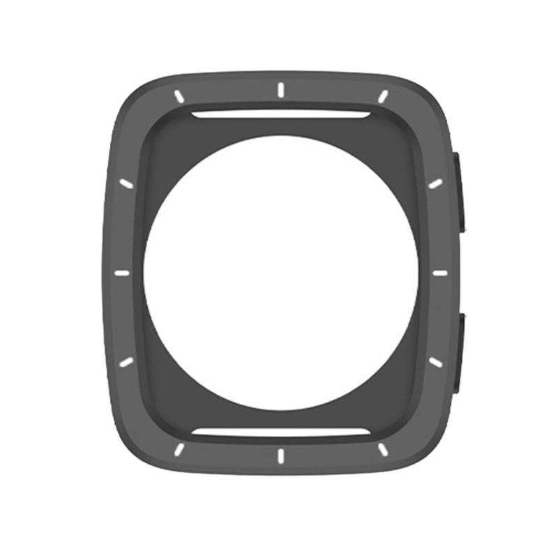 Watch Cover Full Coverage Shell for Active 2 Square/2s Scratchproof Metal Bumper Frame Case Housing Easy Installation