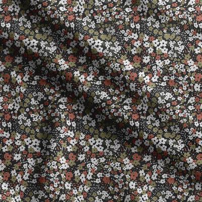 Florals Print,  Cotton Cambric, Quilting Fabric Sold by The Yard 42 Inch Wide, Medium Weight Cotton Fabric,
