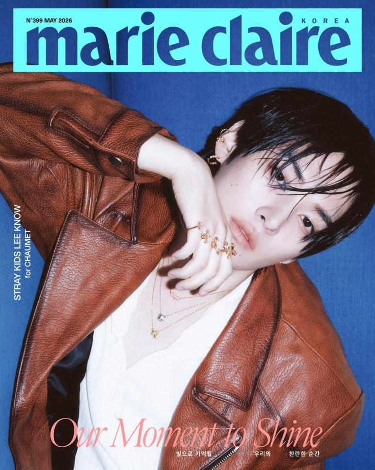 Marie Claire Корея 2026 МАЙ Stray Kids Ли Ноу, Тони Люн, Андо Сакура, Мэгги Кан, Ким Тхэ Ри, Шин Хе Сон, Го Юн Джон Cover A