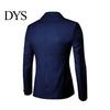 Suit Jacket Men Blazer Single Button Solid Color Turndown Collar Lapel Plus Size Slim Pockets Coat for Office Male
