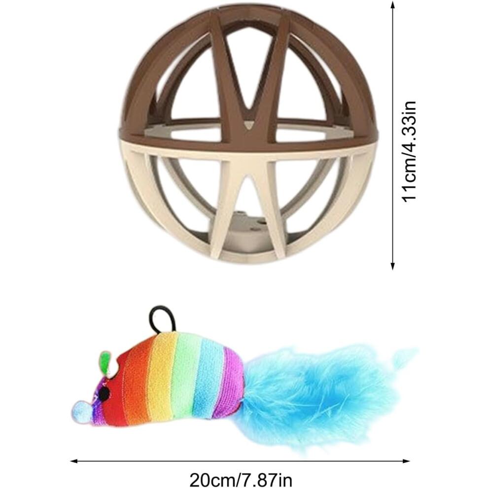 Cat Ball Toy Interactive Sound Ball For Cats And Dogs, Kitten And Puppy Compatible, Indoor Play, Chew And Training