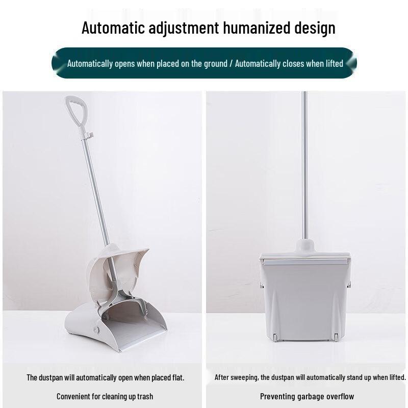 Windproof Broom and Dustpan Set