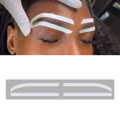 1 Set Kaş Şablonu Sticker 3 Stil Tek Kullanımlık Kaş Şekillendirme Haritalama Kılavuzu Kartı Kaş Airbrush Dövme Yardımcı Şablonu Renklendirme Sticker