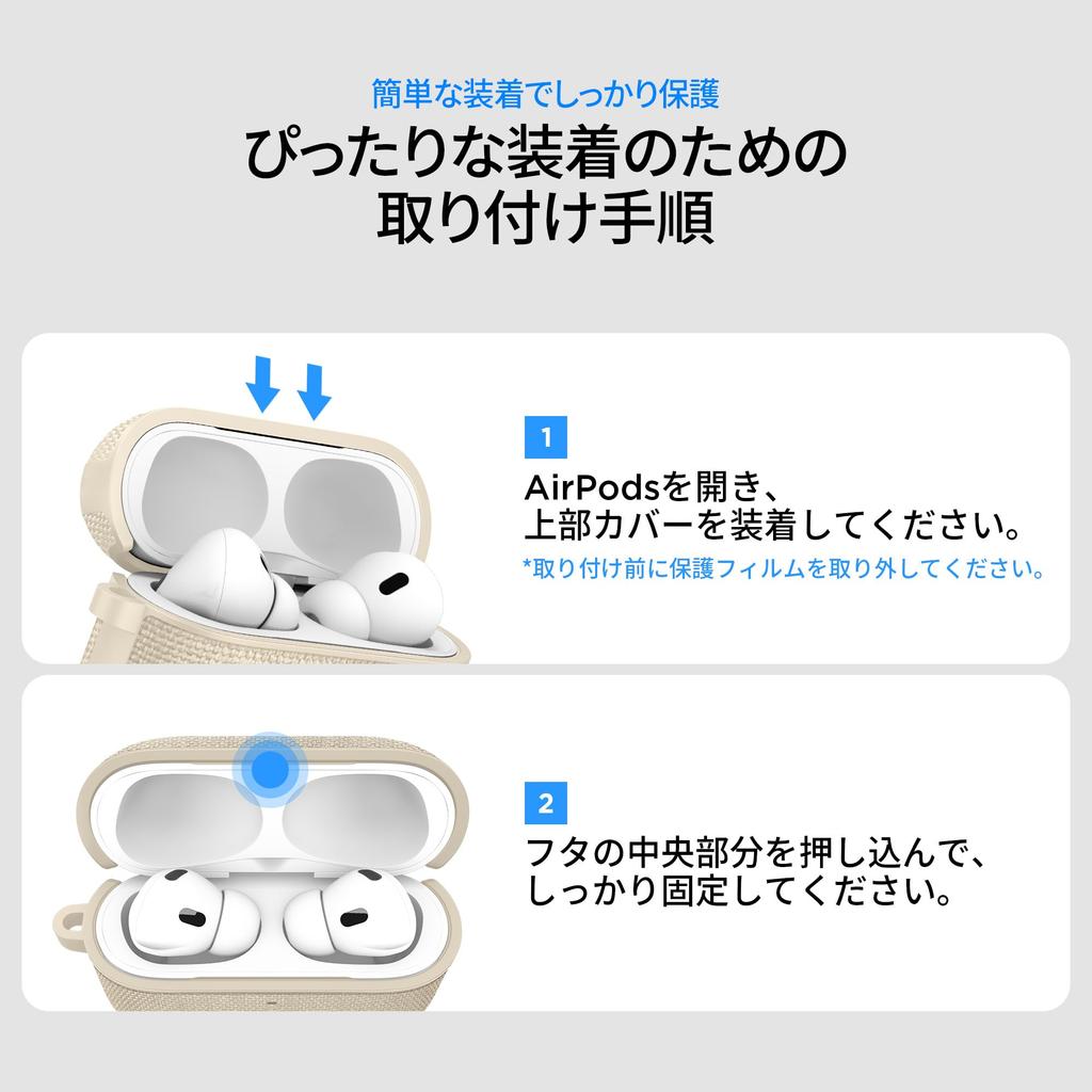 Capa Spigen para AirPods Pro 3ª Geração, Nylon, Carregamento Sem Fio, Mosquetão, Urbana, ACS11194, Capa, Tecido, Resistente a Arranhões, Compatível,