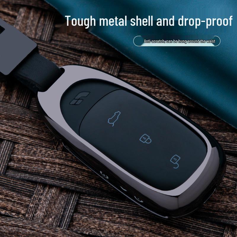 High-End Metal Full Coverage Car Key Case for 2022 Model