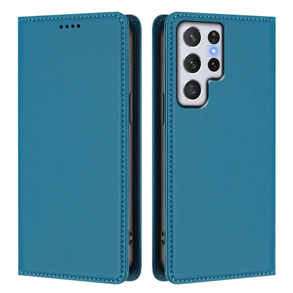 WEFOR Wallet Case für Samsung Galaxy S22 S21 S20 Ultra S10 S9 S8 Plus S7 S6 mit magnetischer Klapphülle, Kartenfächern & Ständer