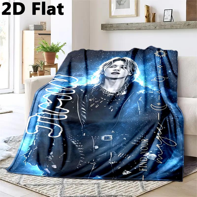 Korean Stamp 2020 Hope Blanket Home Decor Sofa Blanket Sheet Office Rest Blanket Digital Printing