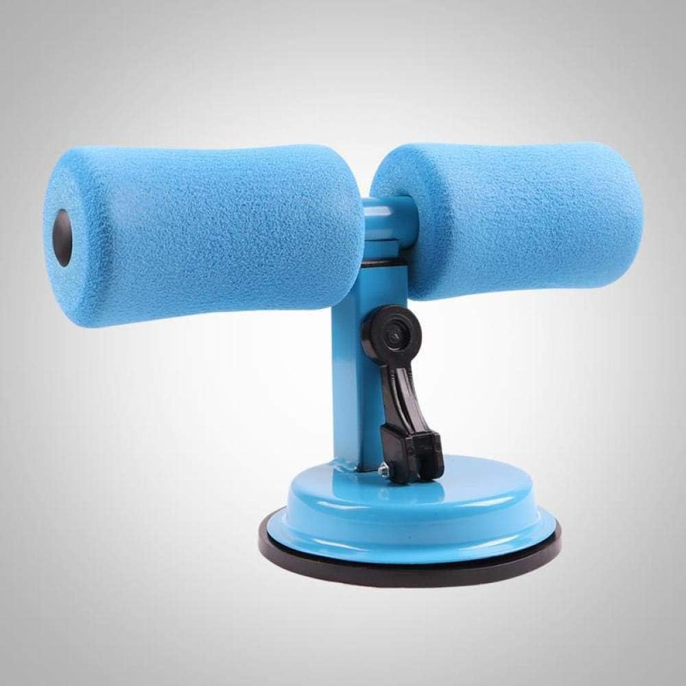 Sit-up Assist Device Home Fitness Equipment Suction Cup Lazy Abdominal Roller Belly Reduction Leg Shaping Blue