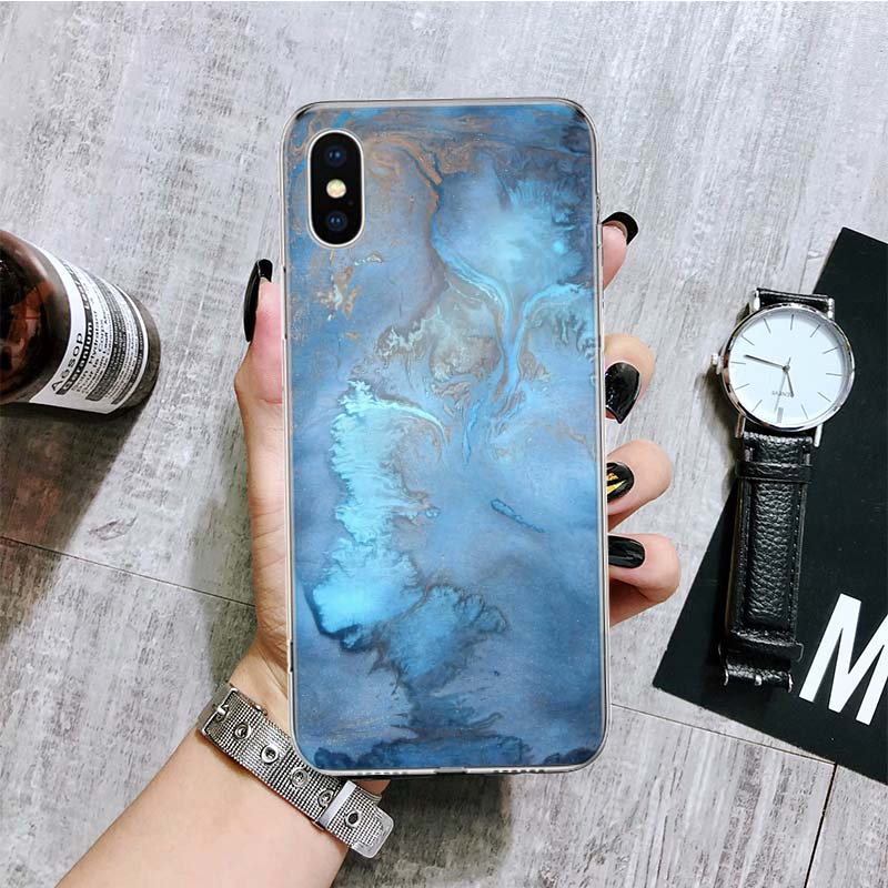 Granite Marble Phone Case For iPhone 17 Air 16 15 Plus 11 14 Pro Max 13 Mini 12 7 8 + SE Pattern Art Customized Cover 17 Air 16