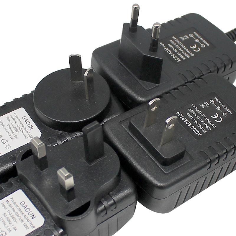 Lighting Transformer AC100V-240V Converter Adapter DC 12V 2A 2000mA Power Supply EU US Plug 5.5mm x 2.1-2.5mm For LED CCTV