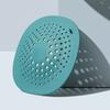 Sink Strainer Prevent Clogging TPR Shower Drain Hair Catcher Washbasin Drain Mesh Cover for Kitchen Bathroom Green