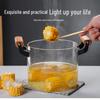 ZISIZ Transparent Glass Soup Pot
