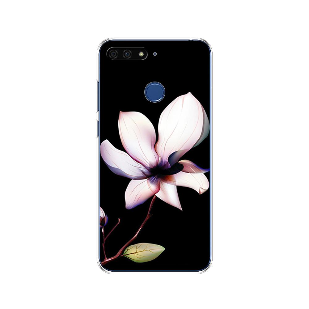 For Huawei Honor 7C 5.7 Inch Case Cover Soft Silicone TPU Cute Cover Back Protective Phone Case For Huawei Honor 7c Aum-L41 Bags