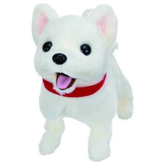 Iwaya Happy Welcome Woof Woof Plush Toy (IWAYA) Explosion! Shiro-chan Battery-Operated 3256-1